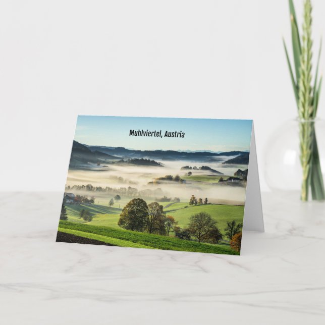 Carte Muhlviertel, Autriche (Devant)