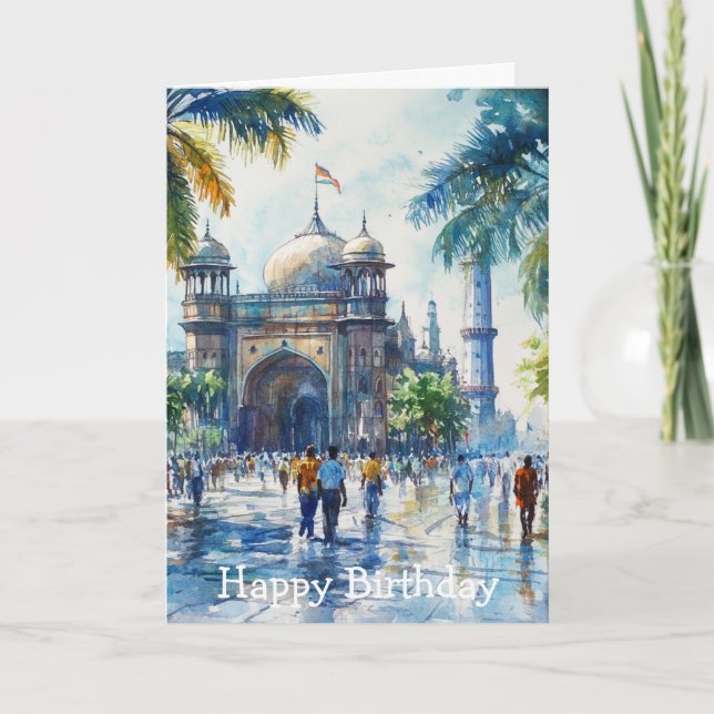 Carte Mumbai in India (Devant)