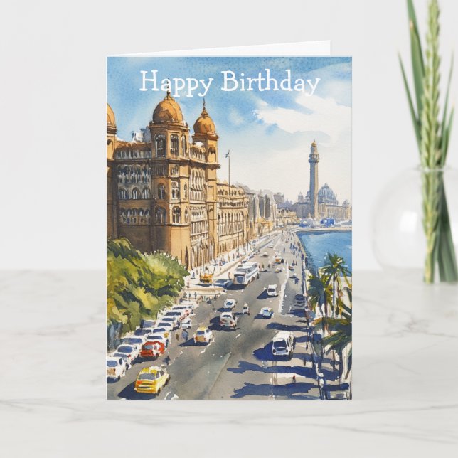 Carte Mumbai in India (Devant)