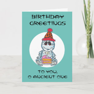 Carte Mummy B-Day Card BANNIVERSAIRE DE L'ANNIVERSAIRE D