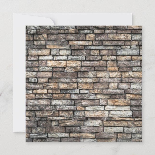 Carte Mur en pierre gris (Devant)