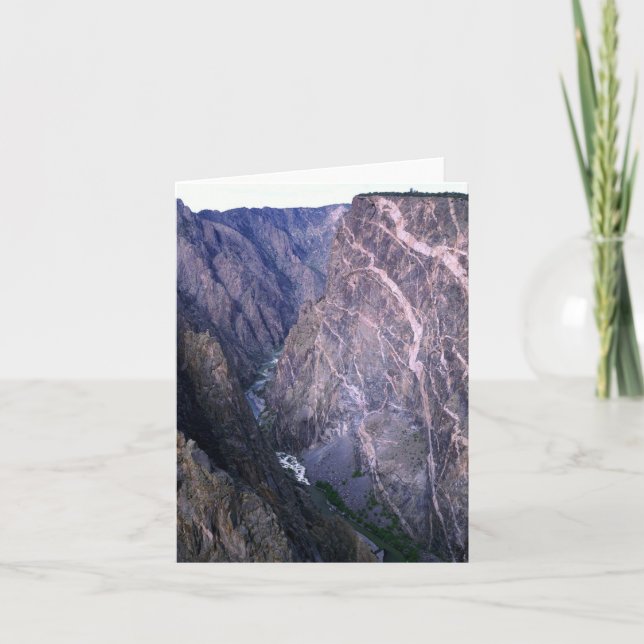 Carte Mur peint, Canyon Noir de la Gunnison (Devant)