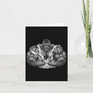 Carte Muscle Gorilla Fitness Gymnase Pour Bodyb Lover