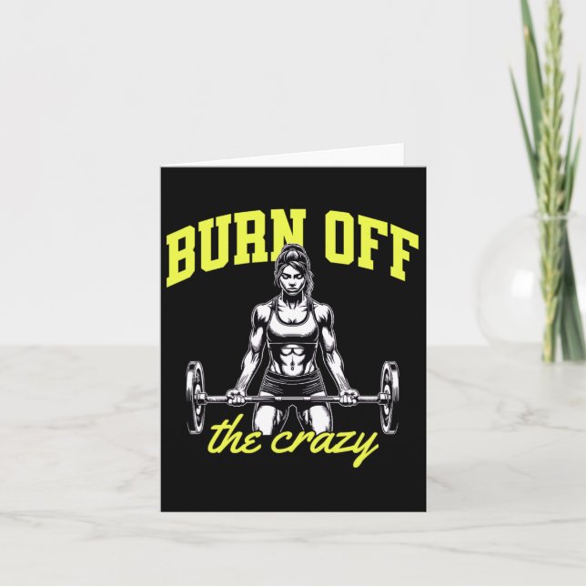 Carte Muscles de musculation haltérophiles Trainer dire (Devant)