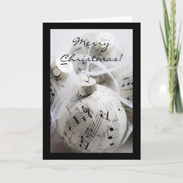 Carte musicale de Christmas (Devant)