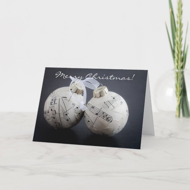 Carte musicale de Christmas (Devant)