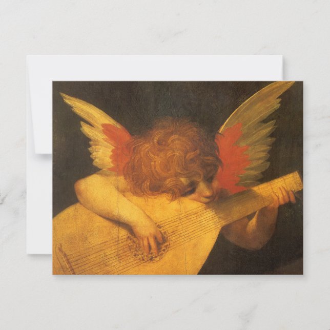 Carte Musicien Angel Lecture par Rosso Fiorentino (Devant)