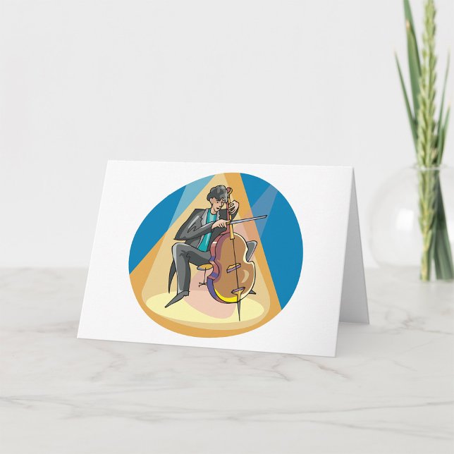 Carte Musicien Jouant Le Chello (Créateur téléchargé)