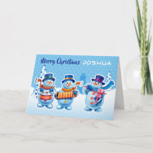 Carte Musiciens nommés faits sur commande de bonhommes