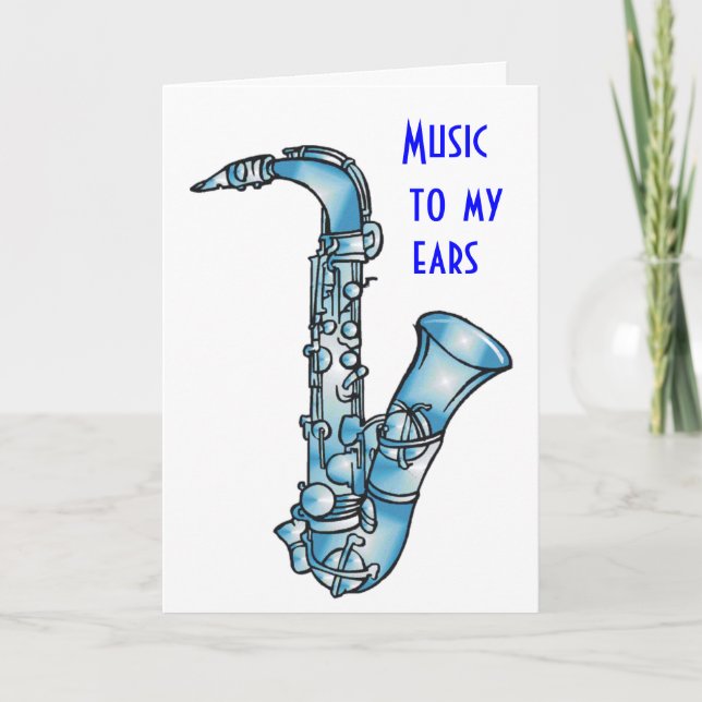 CARTE MUSIQUE À MES OREILLES - VOUS ÊTES "21" (Devant)