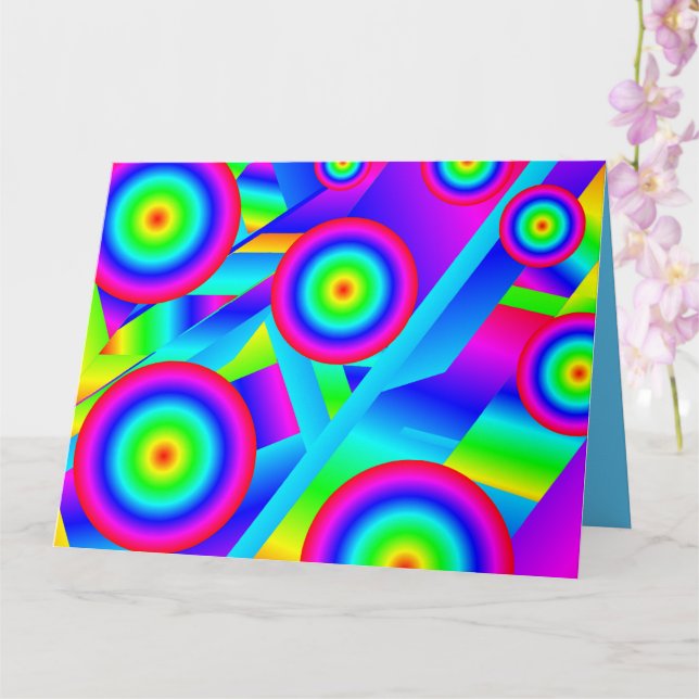 Carte Musique Abstraite (Orchidée)