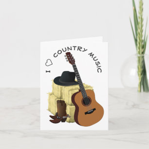 Carte Musique country