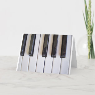 Carte Musique piano