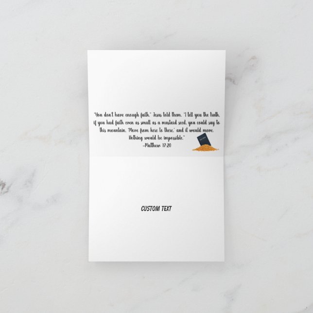 Carte Mustard Seed En Tout Temps (Intérieur)