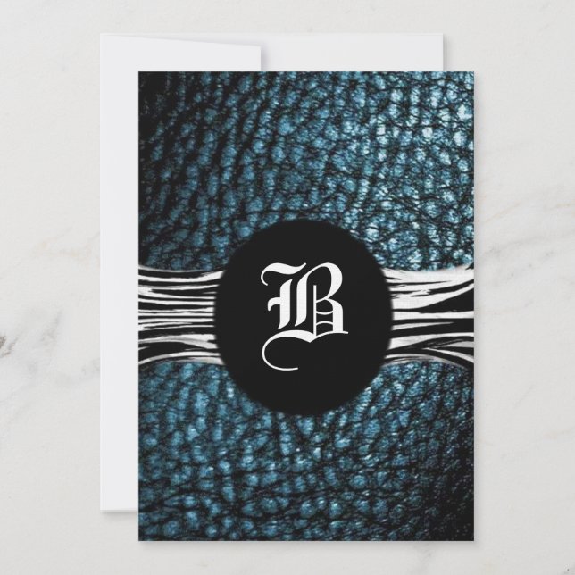 Carte MVB Faux Cuir/Lune profonde Bleu-B (Devant)