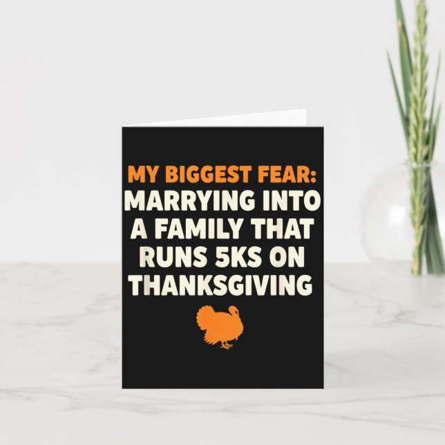 Carte My Biggest Fear_ Marrying Into A Family That Runs  (Devant)