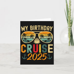 Carte My Birthday Cruise 2025 Party Cruise Anniversaire