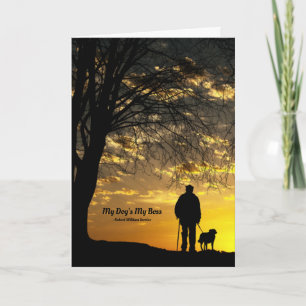 Carte My Dog's My Boss Poem