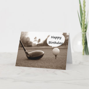 CARTE MY FAVORITE GOLFER ON HIS BIRTHDAY