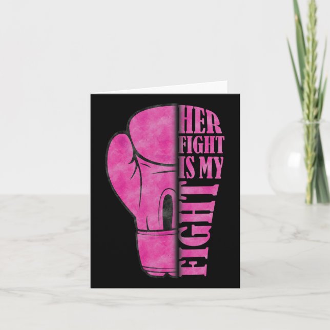 Carte My Fight Breast Cancer Awareness Fami (Devant)