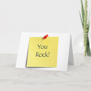 CARTE MY FRIEND "YOU ROCK" AND I AM ALWAYS HERE FOR YOU