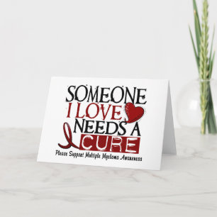 Carte Myeloma multiple NEEDS A CURE 1