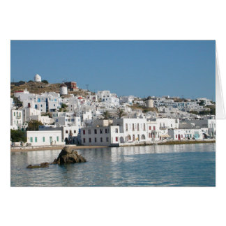 Carte Mykonos Grèce