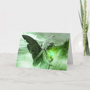 Carte Mystical Angel Lyme Disease Support Friends Card