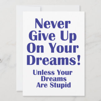 Carte N'abandonne jamais