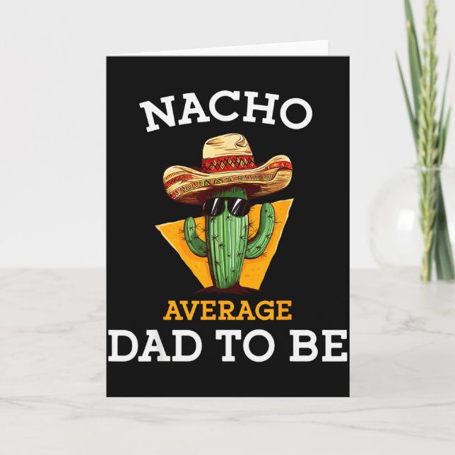 Carte Nacho Average Papa Pour être Drôle Mexicain Nouvea (Devant)