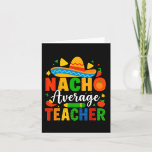 Carte Nacho Enseignant moyen Apple Cinco De Mayo Enseign