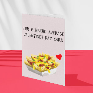 Carte Nacho Moyenne Mexicaine Amour de la nourriture Sai