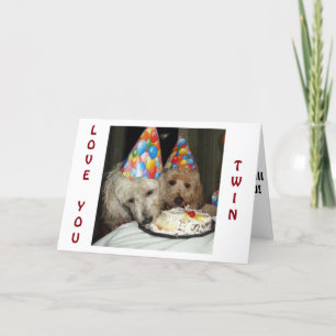 CARTE **** NAISSANCE DE TWIN-RAPPELEZ-VOUS TOUT CE QUE N