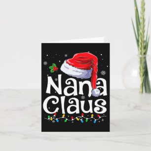 Carte Nana Claus Xmas Père Noël Correspondant Famille No