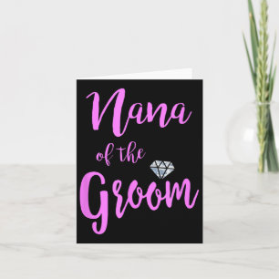 Carte Nana De La Groom T Chemise Mariage nuptiale anneau