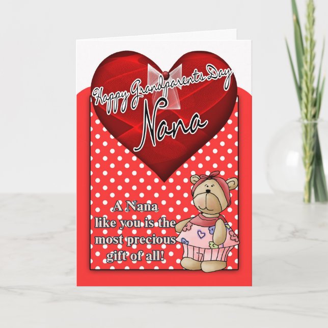 Carte Nana Grandparents Day (Devant)