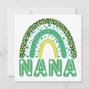 Carte Nana Irlandaise grand-mère Jour de la Saint Patric
