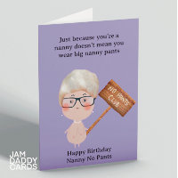Nanny No Pants Drôle Anniversaire