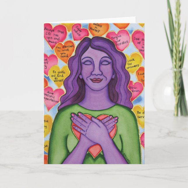 Carte Narcissisme sans conditions par Rita Loyd (Devant)