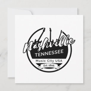 Carte Nashville Tennessee Music City