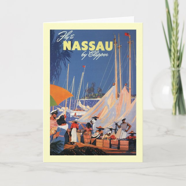 Carte Nassau Bahamas (Devant)