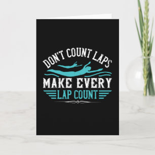 Carte Natation - Faire compter chaque longueur