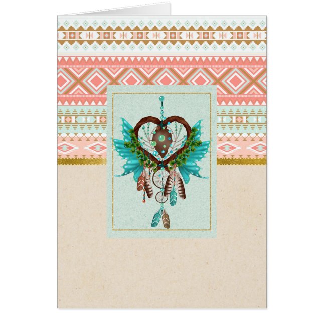 Carte Native American Dreamcatcher Toutes les occa (Devant)