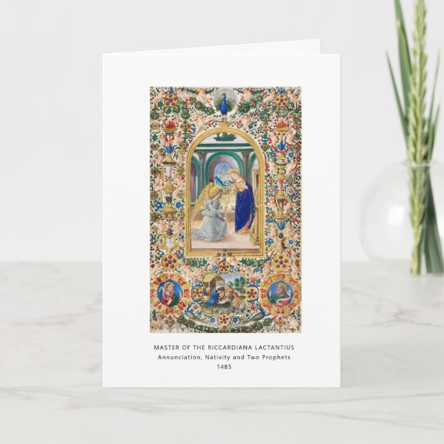 Carte Nativité chrétienne religieuse Vintage Noël (Devant)