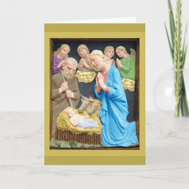 Carte NATIVITÉ Luca Della Robbia (Devant)