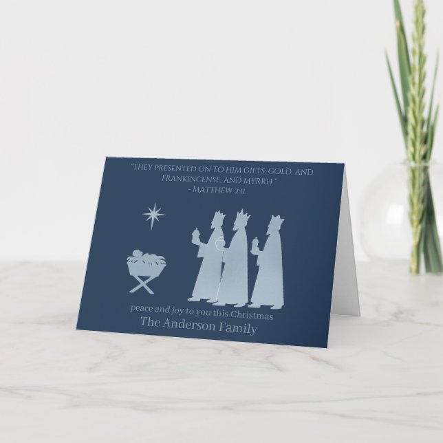 Carte Nativity Christmas Card – Gifts of the Magi (Devant)