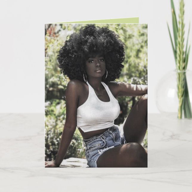 Carte Natural Beauty Blank Greeting Card (Devant)