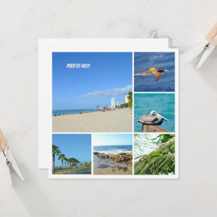 Carte Nature collage of San Juan, Porto Rico