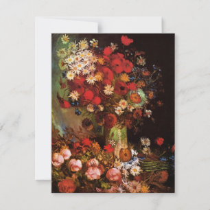 Carte Nature morte Fleurs dans un vase de Vincent van Go