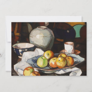 Carte Nature morte, pommes et pot   Samuel John Peploe